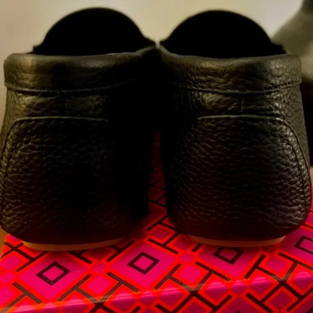 Tory Burch Lowell Black Loafers - Picture 3 of 8